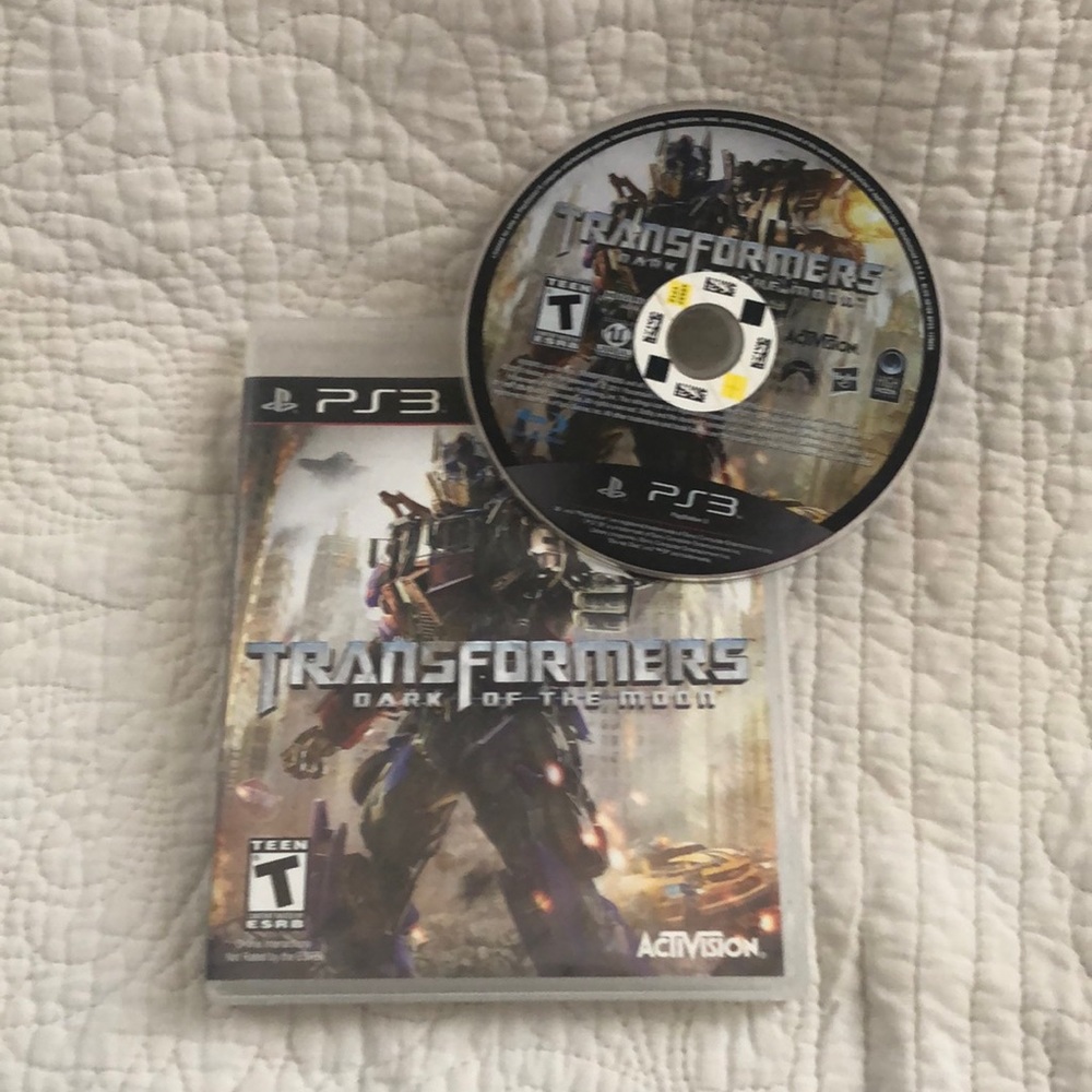 PS 3 Transformer Dark of the Moon Used Condition